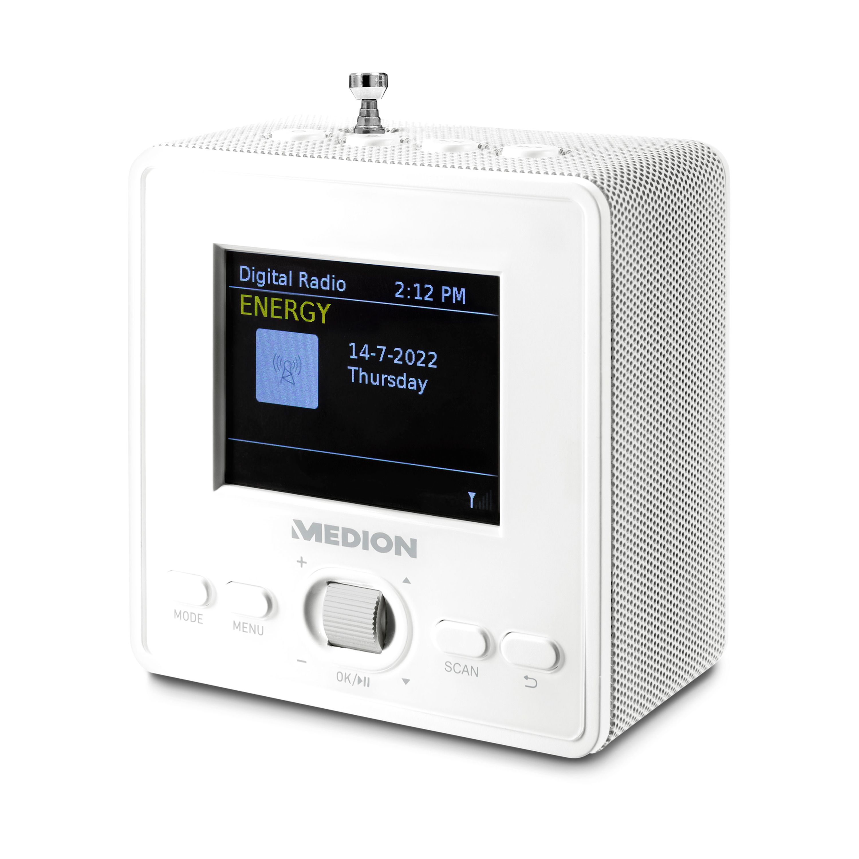 LIFE® S66004 DAB+/Bluetooth® plug-in radio | 6 |1 cm (2,4'') kleurendisplay | DAB+/PLL-UKW radio met elk 40 voorkeuzezenders | Bluetooth® 5.0 | 30 W RMS uitgangsvermogen