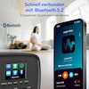MEDION® MEDION LIFE Internetradio IRE-1 (MD89318), Empfang von über 40.000 Sendern & 20.000 Podcasts, 5 Watt (RMS), Bluetooth® 5.2 wireless technology, 2,4" (6,1 cm) TFT-Farbdisplay