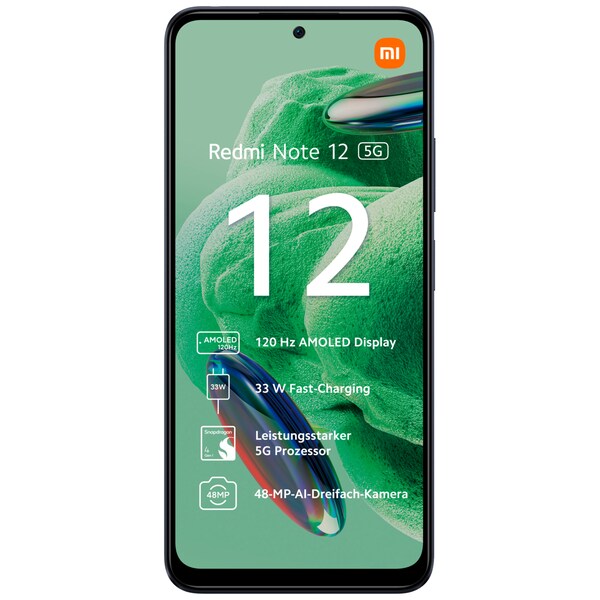 XIAOMI Redmi Note 12 5G, 128 GB, Onyx gray
