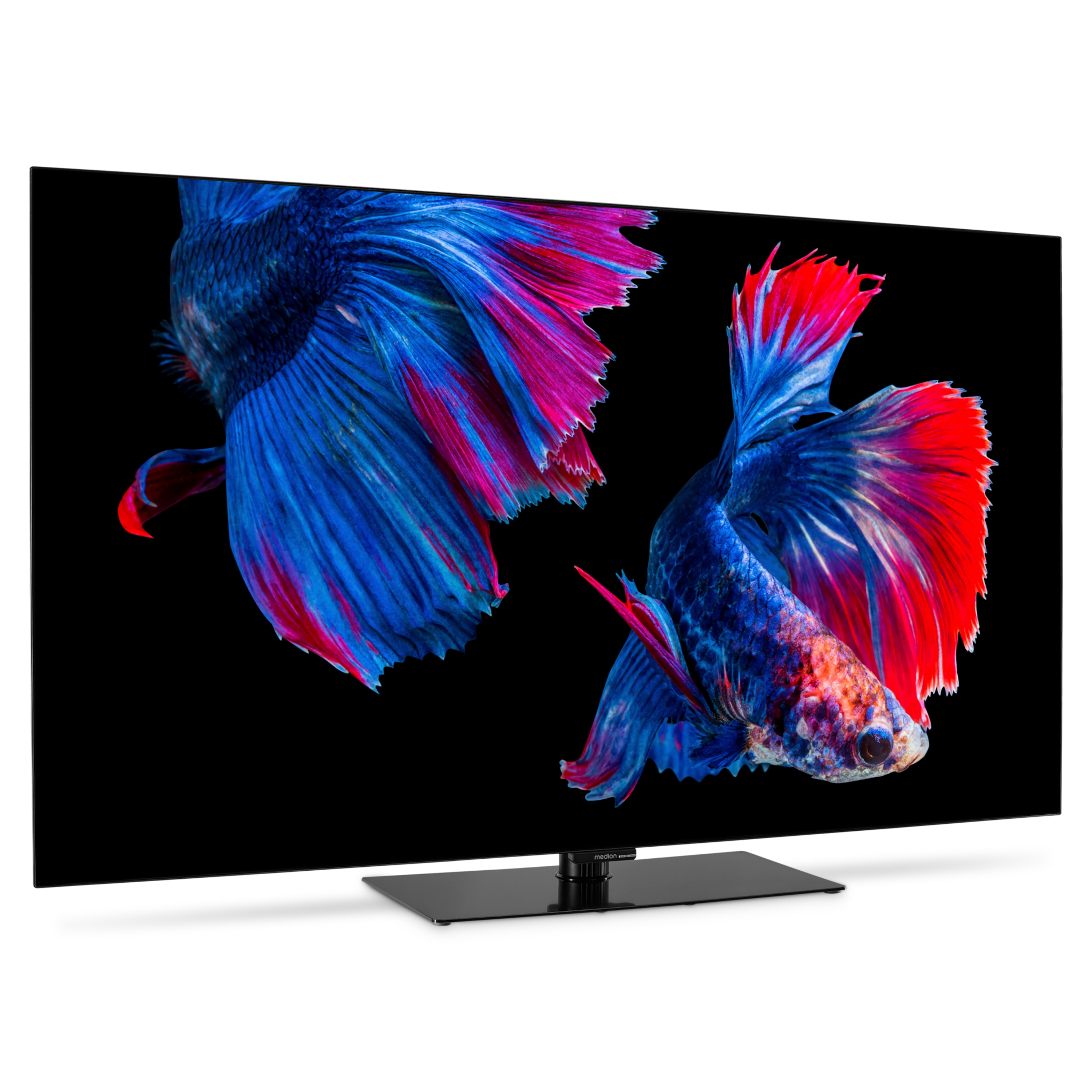 MEDION® LIFE X8552508 (MD 855901) OLED TiVo Smart-TV, 138,8 cm (55'') Ultra HD Display, HDR, Dolby Vision®, MEMC, Micro Dimming, PVR ready, TiVo Medienportal, NETFLIX, Amazon Prime Video App, Bluetooth®