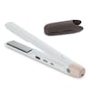 MEDION® LIFE HS2 kabelloses Glätteisen, flexible Keramik-/Turmalin Heizplatten mit Temperatursensor, Display mit Temperatur- und Akkuanzeige, 5 regelbare Hitzestufen (165° - 210°)