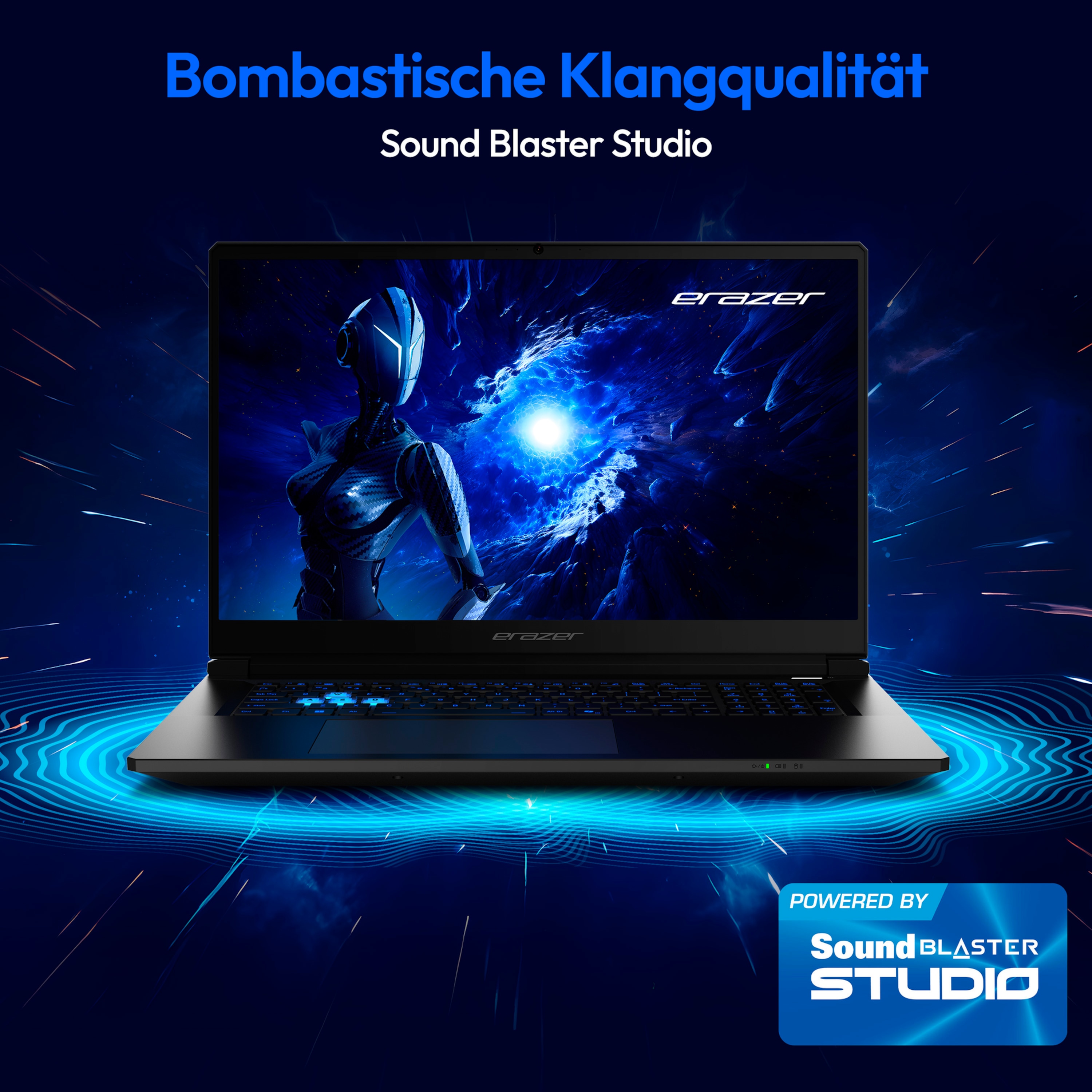 MEDION® ERAZER Scout 17 E1 Core Gaming Laptop, Intel® Core™ 5 210H, Windows 11 Home, 43,9 cm (17,3") FHD Display mit 144 Hz, NVIDIA® GeForce RTX™ 5050, 1 TB SSD, 16 GB RAM