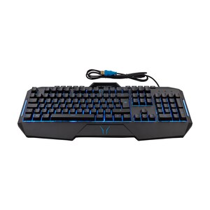 Medion Erazer X81200 Semi Mechanische Gaming Tastatur Praziser Und Definierter Tastenhub Mit Klick Makrotasten Anti Ghosting Stoffumanteltes Usb Kabel Hintergrundbeleuchtung Mit 7 Farben Medion Online Shop