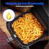 MEDION® LIFE® E40 XL Heißluftfritteuse MD 11740, 100 Rezepte in der Life+ App, ölfreies Frittieren, 9 Automatikprogramme, 5,2 L Korbvolumen