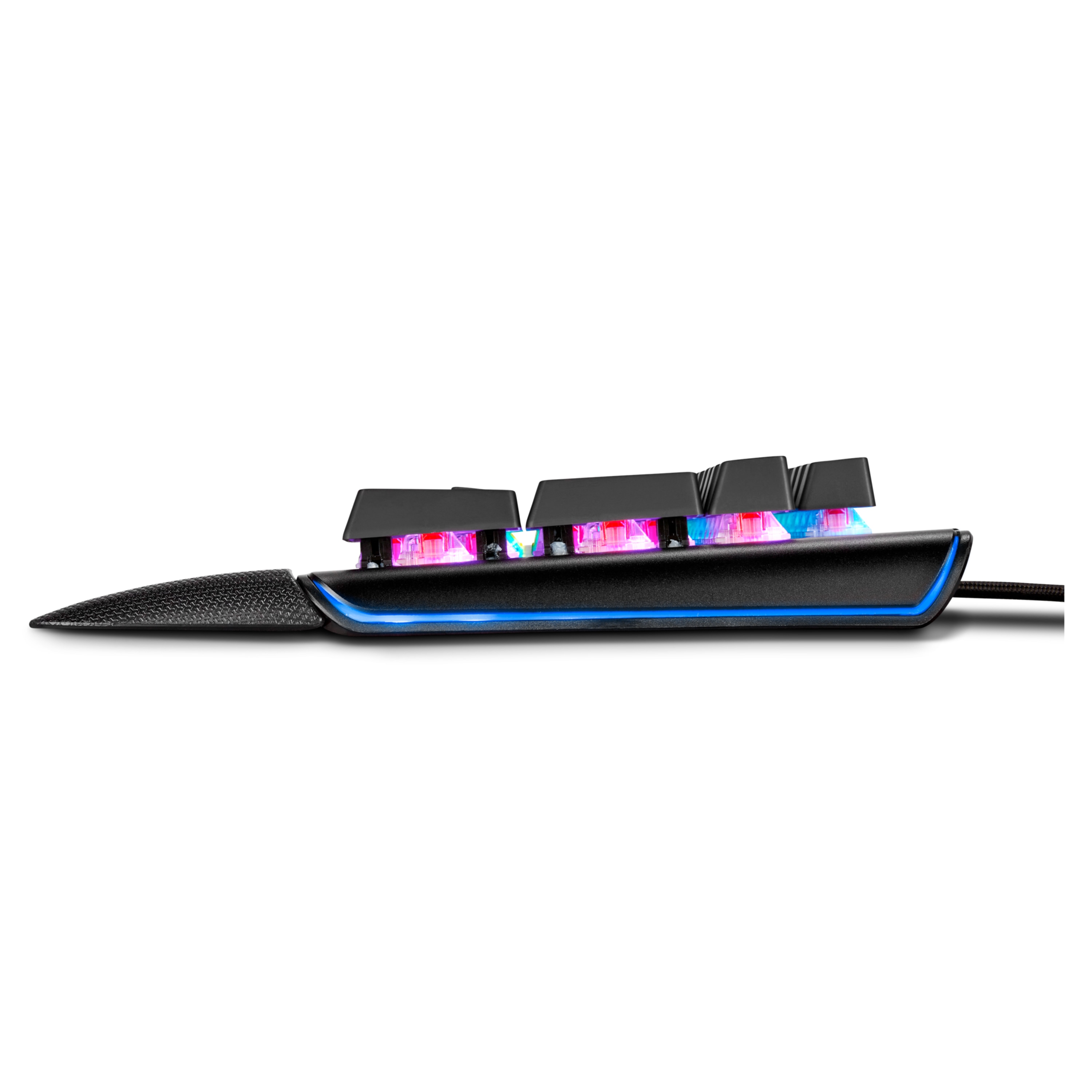 MEDION® ERAZER Supporter X20 mechanische Gaming Tastatur, extrem langlebige CHERRY MX RGB Red Switches, austauschbare Schalter und Tastenkappen, 100% Anti-Ghosting, RGB-Hintergrundbeleuchtung, hochwertige Oberfläche