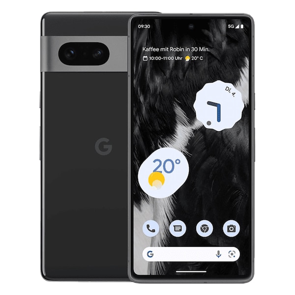 GOOGLE Pixel 7 5G, 256 GB, Schwarz