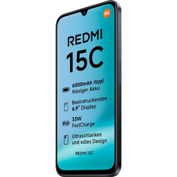 XIAOMI Redmi 15C 128 GB, Midnight black (25078RA3EE)