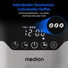MEDION® LIFE® Kaffeemaschine mit Thermoskanne MD 18458, Timer-Funktion, Tropf-Stopp, 900 Watt, 1,1 Liter Fassungsvermögen, Aromawahlschalter