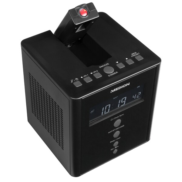 MEDION® LIFE® E66395 Projektions Uhrenradio, Projektion