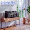MEDION® LIFE P66538 Retro-Boombox schwarz, DAB+/PLL-UKW Radio, Bluetooth® 5.3 für das Abspielen von Smartphone & Co, CD-Player, Kassettendeck, X-Bass Funktion, 2 x 10 W RMS