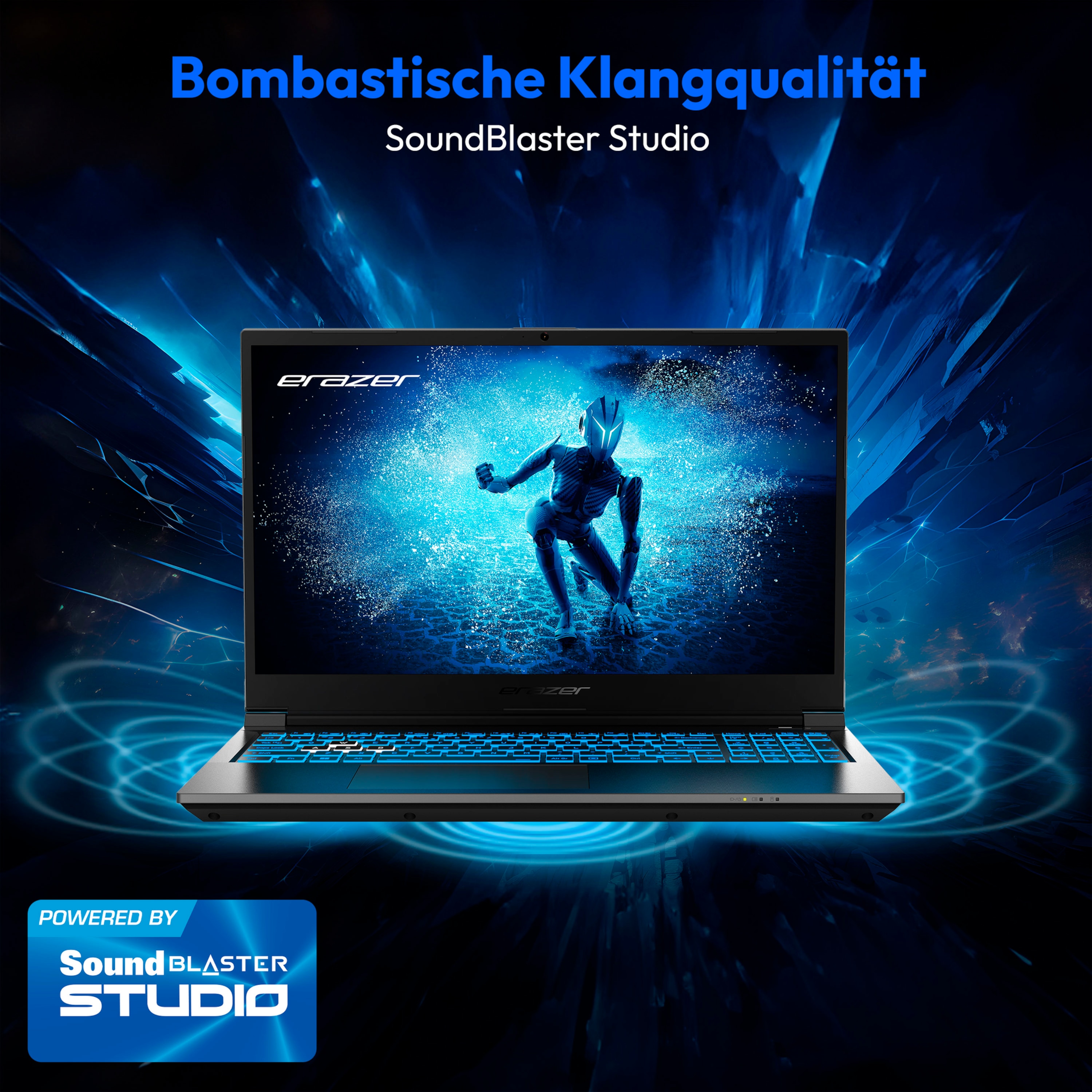 MEDION® ERAZER Deputy P60 Core Gaming Laptop, Intel® Core™ i7-13620H, Windows 11 Home, 39,6 cm (15,6'') FHD Display mit 144 Hz, NVIDIA® GeForce RTX™ 4070, 1 TB SSD, 16 GB RAM