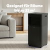 MEDION® LIFE® P701 Klimaanlage (MD 37672), Kühlen, Entfeuchten und Ventilieren, Kühlleistung 7.000 BTU, Kühlmittel R290, max. 25m², Luftdurchsatz 290 m³/h, App- und Sprachsteuerung, Inkl. Fenster-Kit