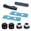 MEDION® Akku-Stielstaubsauger Zubehörset 1 für MEDION P350 W & P400 W, 1x Standardbürste, 1x Fluffybrush (Hartbodenbürste), 2x Wischtuch, 2x Außenfilter, 2x Innenfilter