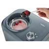 MEDION® LIFE® Eismaschine MD 10169, Kapazität für 1 L Eis, kein Vorkühlen notwendig, entnehmbarer Aluminium-Eisbehälter, geeignet für die Zubereitung von Eiscreme, Frozen Yoghurt & Sorbet