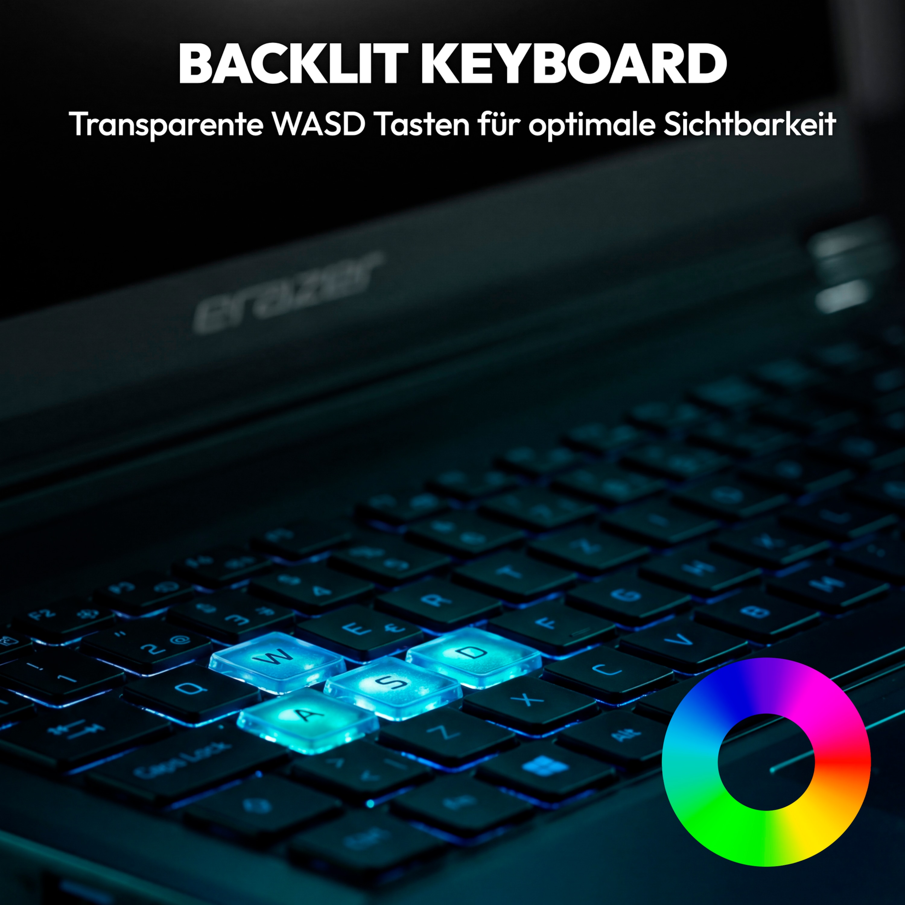 MEDION® ERAZER Defender 17 P10 Core Gaming Laptop, Intel® Core™ i9-14900HX, Windows 11 Home, 43,8 cm (17,3") FHD Display mit 144 Hz, NVIDIA® GeForce RTX™ 5060, 1 TB SSD, 16 GB RAM