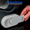 MEDION® LIFE Camping Ventilator E10 TF, 20 W Leistung, 5 Geschwindigkeitsstufen, 110° Oszillation, 10.000 mAh Akku, als Powerbank nutzbar, LED