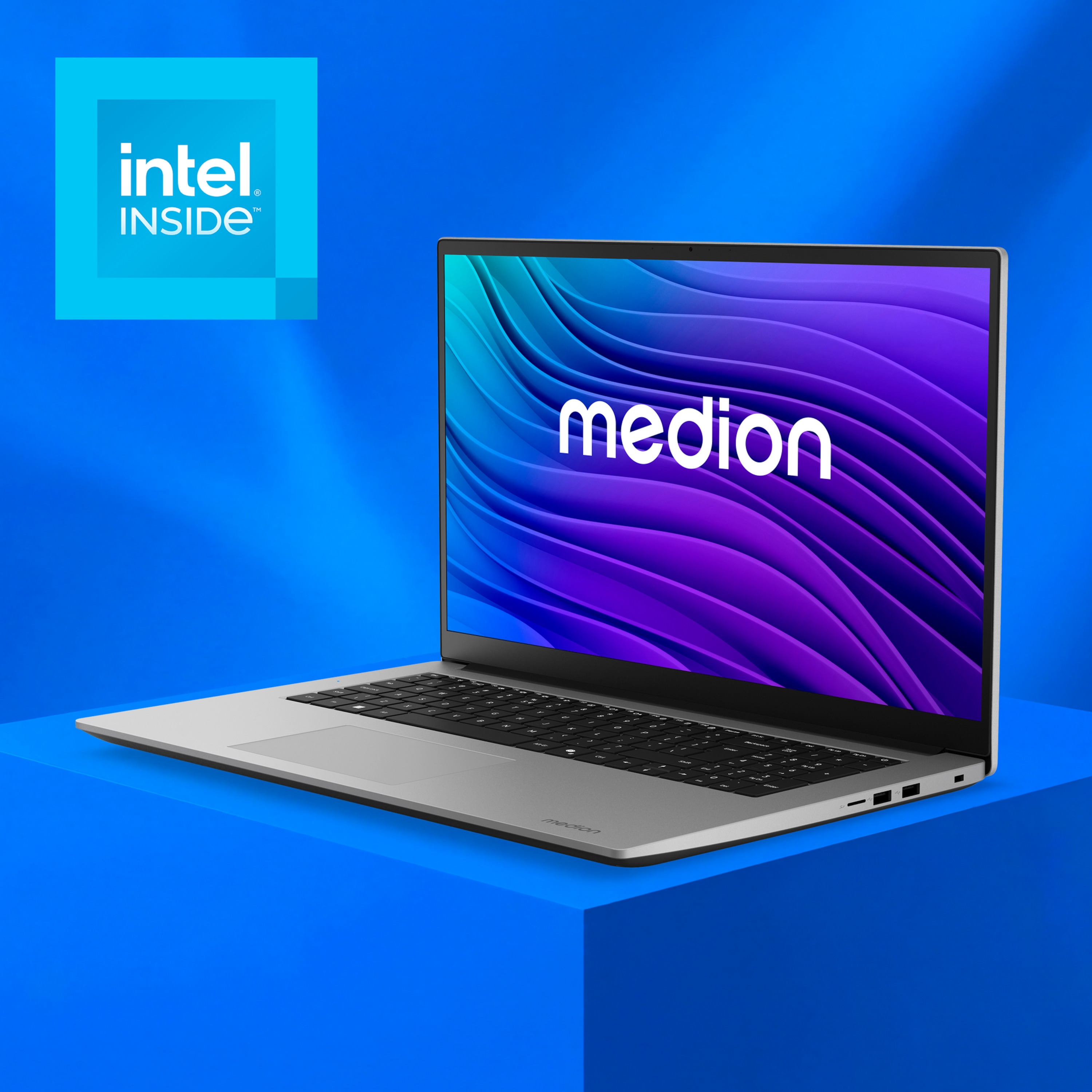 MEDION® Avantum 17 E1e Laptop, Intel® Prozessor N100 , Windows 11 Home (S Modus), 43,9 cm (17,3") FHD Display, 128 GB SSD, 4 GB RAM