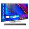 MEDION® LIFE® X16522 163,9 cm (65'') Ultra HD Smart-TV + P61202 TV-Soundbar mit Bluetooth® - ARTIKELSET