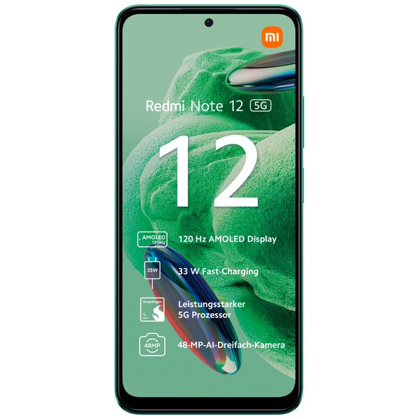 XIAOMI Redmi Note 12 128 GB, 5G, Dual-SIM, Forest Green
