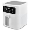 MEDION® LIFE® E40 XL Heißluftfritteuse MD 11740, 100 Rezepte in der Life+ App, ölfreies Frittieren, 9 Automatikprogramme, 5,2 L Korbvolumen