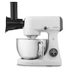 MEDION® LIFE Digitale Küchenmaschine MD12600, 800 W Gleichstrommotor, Energiesparend, Ultraleise, Digitales Sensor-Touch-Display, 4,6 L Edelstahlschüssel, Inkl. Fleischwolf