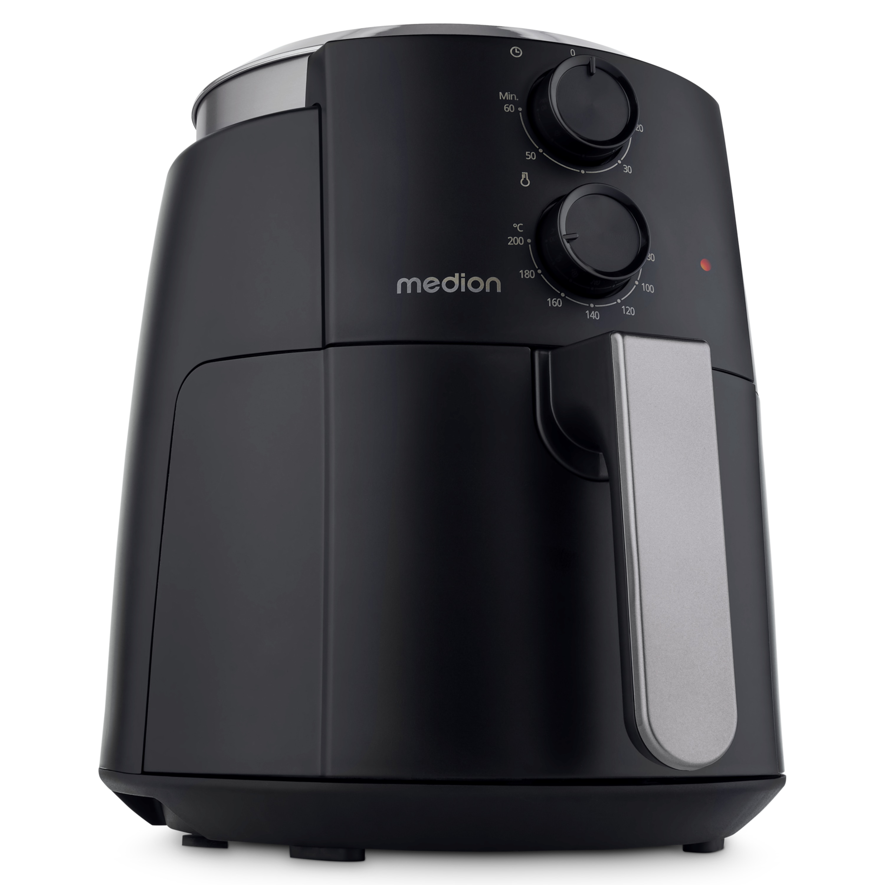 MEDION® LIFE Heißluftfritteuse P30 L (MD13020), 100 Rezepte in der Life+ App¹, 4,7 Liter Fassungsvermögen, 1.500 Watt, 60 min. Timer
