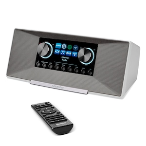 MEDION® P85289 Stereo Internetradio, 7,1 cm (2,8'') TFT-Display, DAB+/UKW-Empfänger, WLAN, DLNA, Spotify®-Connect, 2 x 6 W RMS Ausgangsleistung