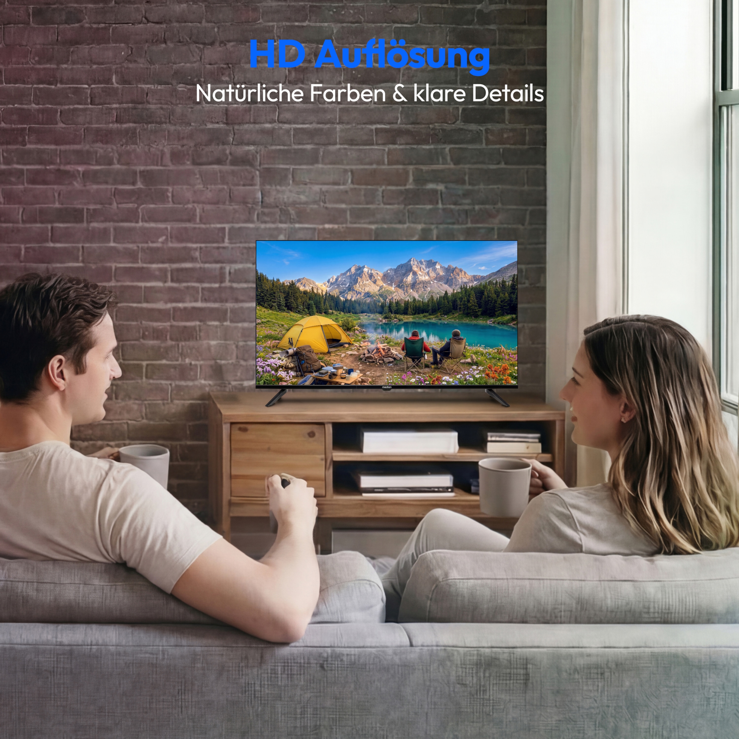 MEDION® LIFE MD 832002 HD TV, 80 cm (32“), HD Triple Tuner, integrierter Mediaplayer, CI+ Schnittstelle