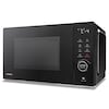 MEDION® LIFE® 3 in 1 Mikrowelle MD12031, 900 Watt Mikrowellenleistung, 1000 Watt Grillleistung, 1680 Watt Heißluftfunktion, Sensor-Touch-Türöffnung, 11 Automatikprogramme, 23 L Kapazität, 5 Leistungsstufen, digitaler 95 min. Timer, Auftaufunktion