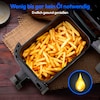 MEDION® LIFE® P20 XXL Twin Doppelzonen-Heißluftfritteuse MD 11760 matt grau, 100 Rezepte in der Life+ App, 2 separate Garzonen, 9 Automatikprogramme, 8,7 L Gesamt-Nutzinhalt, 2.600 Watt, Temperatur einstellbar bis 200 °C