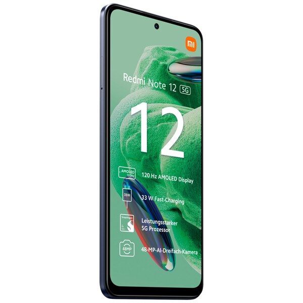 XIAOMI Redmi Note 12 5G, 128 GB, Onyx gray