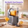 MEDION® LIFE Ice² 2-in-1 Slush- und Softeismaschine MD 100192, 2,6-Liter-Behälter, automatische Konsistenzerkennung, Touch-Bedienung, Kompressortechnologie, Selbstreinigung