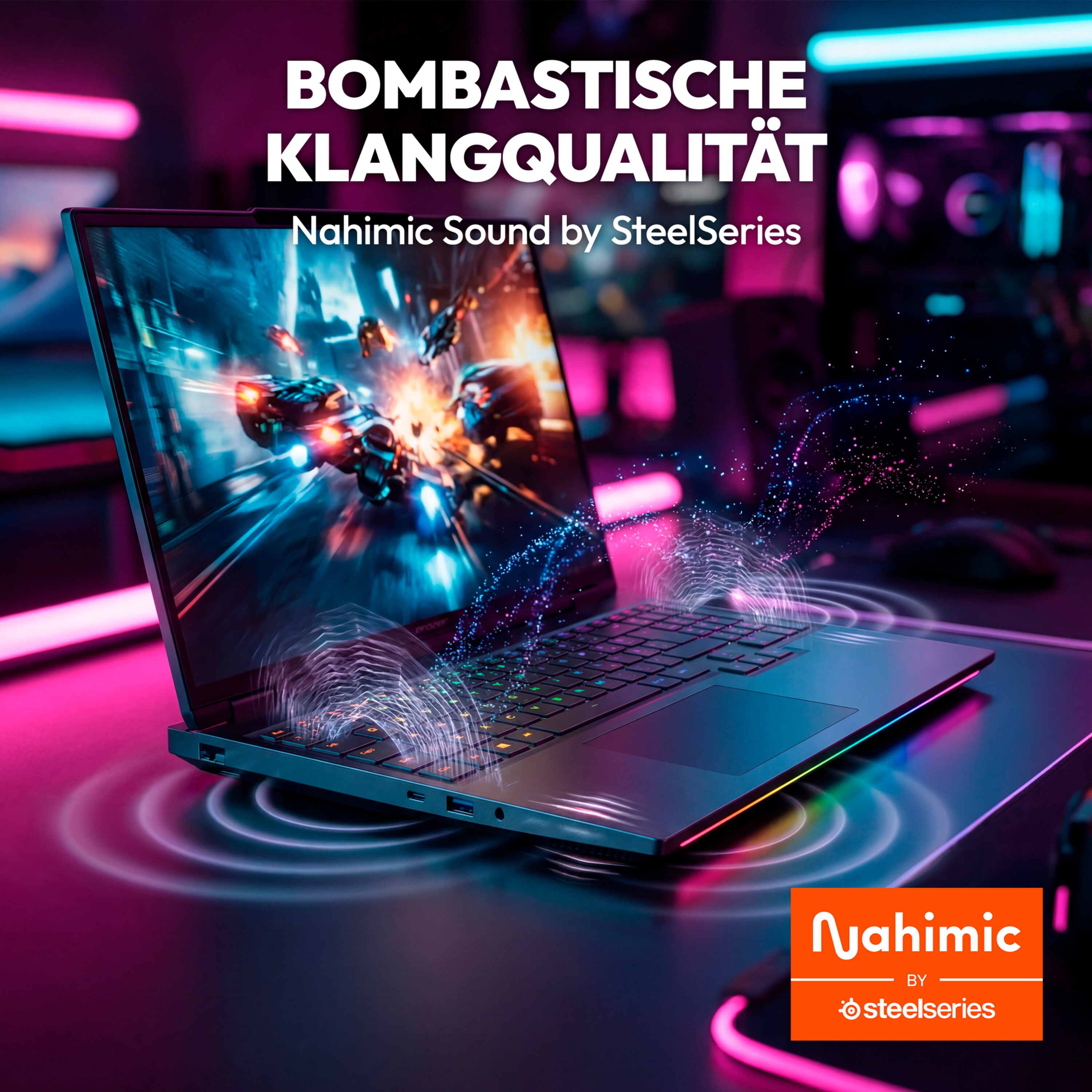 MEDION® ERAZER Beast 16 X10 Ultimate High-End Gaming Laptop, Intel® Core™ Ultra 9 Prozessor 290HX Plus, Windows 11 Home, 40,6 cm (16”) Mini LED Vivid Display mit 300Hz & 100 % DCI-P3, RTX 5090, 2 TB PCIe SSD, 64 GB RAM