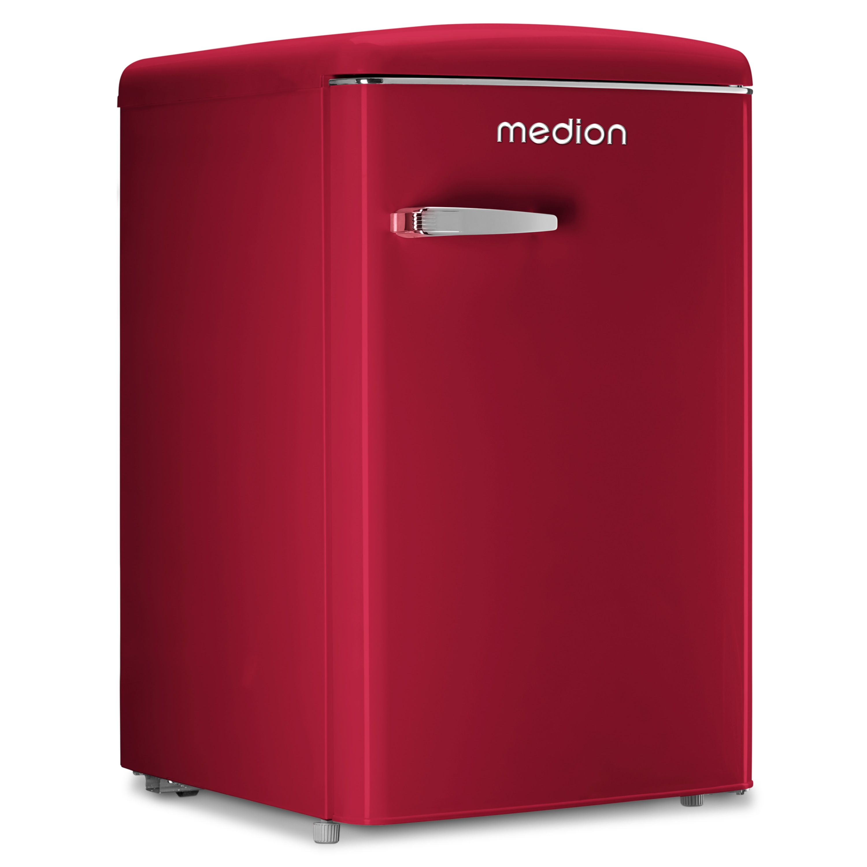 MEDION® LIFE® Kühlschrank mit Gefrierfach MD 37790, 108 L Gesamtnutzinhalt, 37 dB, höhenverstellbare Füße, Energieeffiziensklasse D