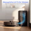 MEDION® Saugroboter mit 2-in-1 Absaugstation X51 SW+, Wischfunktion, rotierende Wischmopps, Lasernavigation, Hinderniserkennung durch Kreuzlinienlaser, starke 10.000 Pa Saugkraft, präzise Kartenerstellung