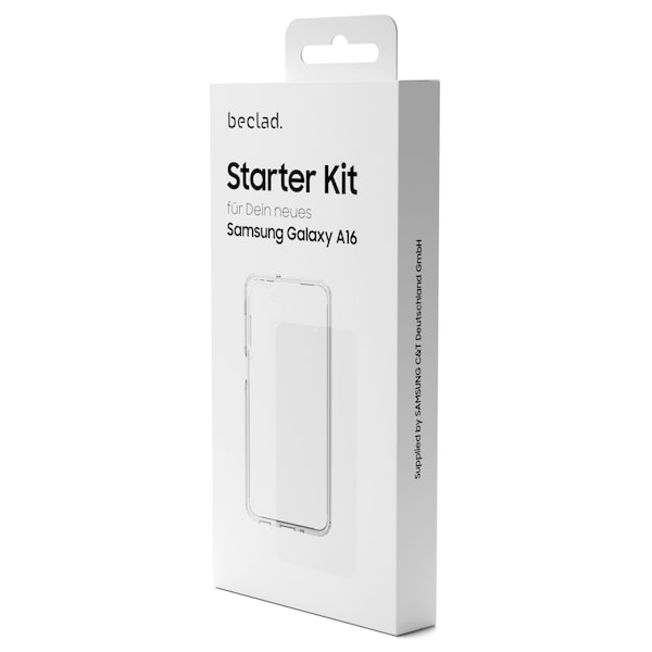 SAMSUNG (Powered by Samsung) Starter Kit aus Cover & Schutzfolie - Samsung Galaxy A16 Zubehör