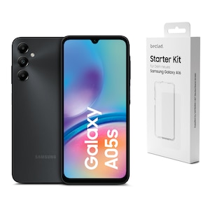 SAMSUNG Galaxy A05s, 64 GB, Black inkl. Beclad Zubehör Kit A05s