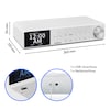 MEDION® LIFE® P66750 DAB+ Premium Küchenradio, 6,1 cm (2,4'') TFT-Farbdisplay, DAB+/PLL-UKW Radio, Bluetooth® 5.0, LED-Beleuchtung, 2 x 3 W RMS