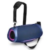MEDION® LIFE® P61762 Tragbarer Bluetooth® Lautsprecher L, Dual Illuminated & Lightstrip (RGB-Lichteffekte), Bluetooth® 5.3, integrierter Akku mit bis zu 47 Stunden Laufzeit, robustes & mobiles Design, 2 x 25 W RMS