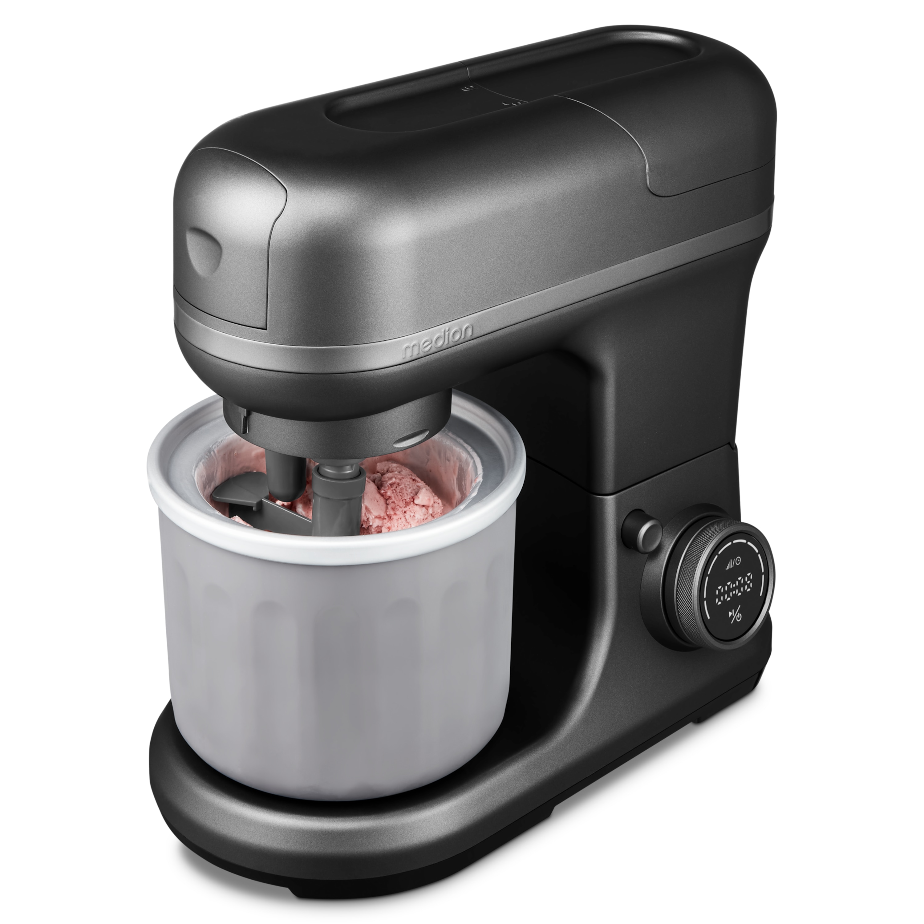 MEDION® LIFE® 4-in-1 Digitale Küchenmaschine MD18440, 1.200 W, 8 Geschwindigkeitsstufen, Digitales Sensor-Touch-Display, umfangreiches Zubehör