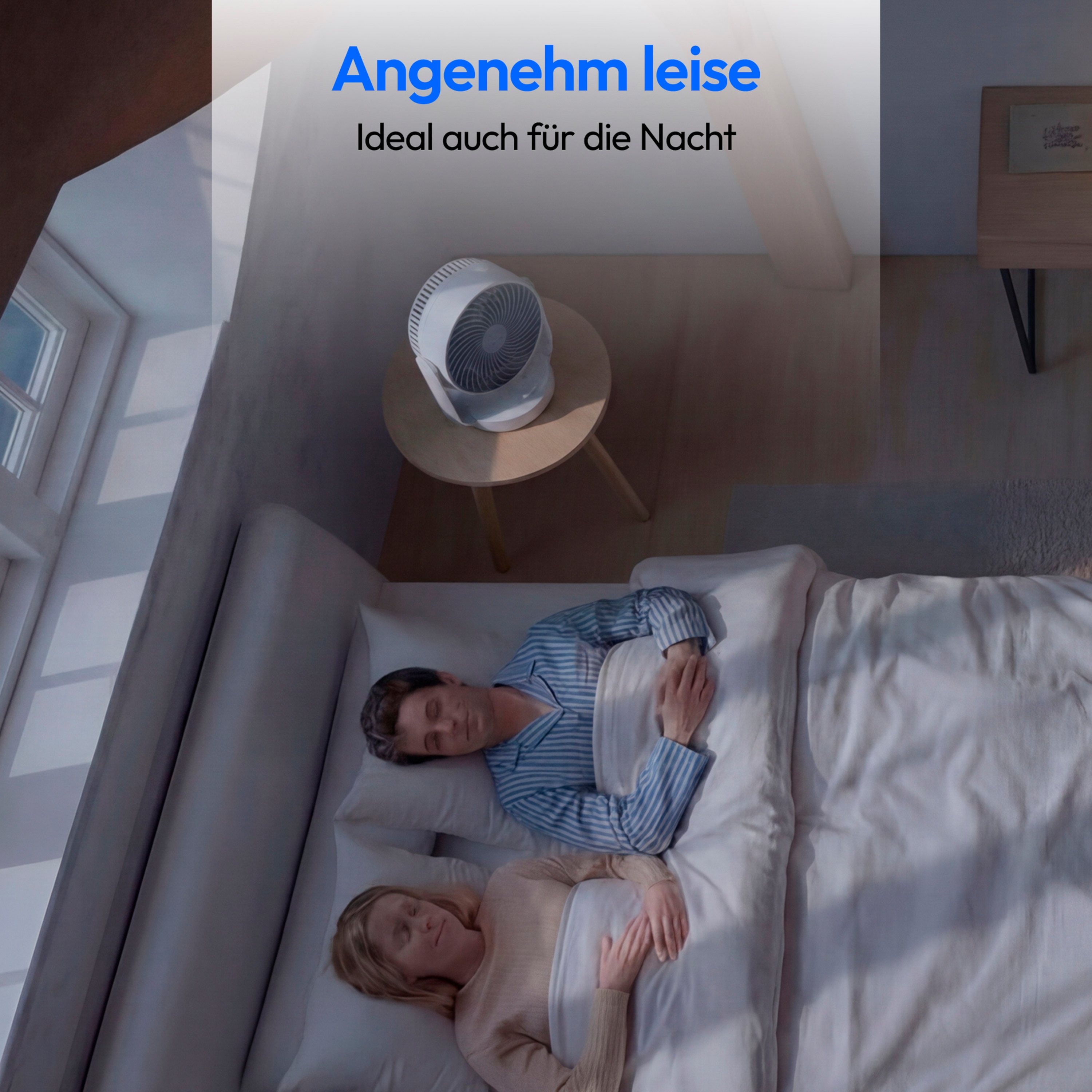 MEDION® LIFE P20 DF Tischventilator (MD 100141), 7 Geschwindigkeitsstufen, 28 Watt Leistung, zuschaltbare Schwenkfunktion, inkl. magnetischer Fernbedienung