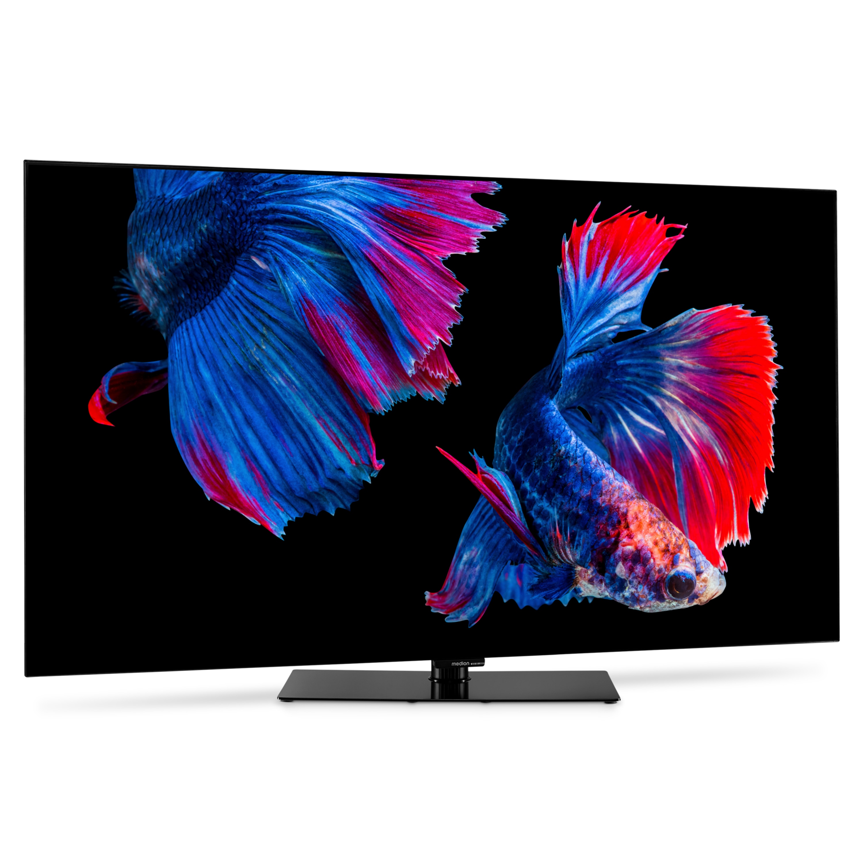 MEDION® LIFE X8552508 (MD 855901) OLED TiVo Smart-TV, 138,8 cm (55'') Ultra HD Display, HDR, Dolby Vision®, MEMC, Micro Dimming, PVR ready, TiVo Medienportal, NETFLIX, Amazon Prime Video App, Bluetooth®