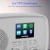 MEDION® MEDION LIFE Internetradio IRE-1 (MD89318), Empfang von über 40.000 Sendern & 20.000 Podcasts, 5 Watt (RMS), Bluetooth® 5.2 wireless technology, 2,4" (6,1 cm) TFT-Farbdisplay