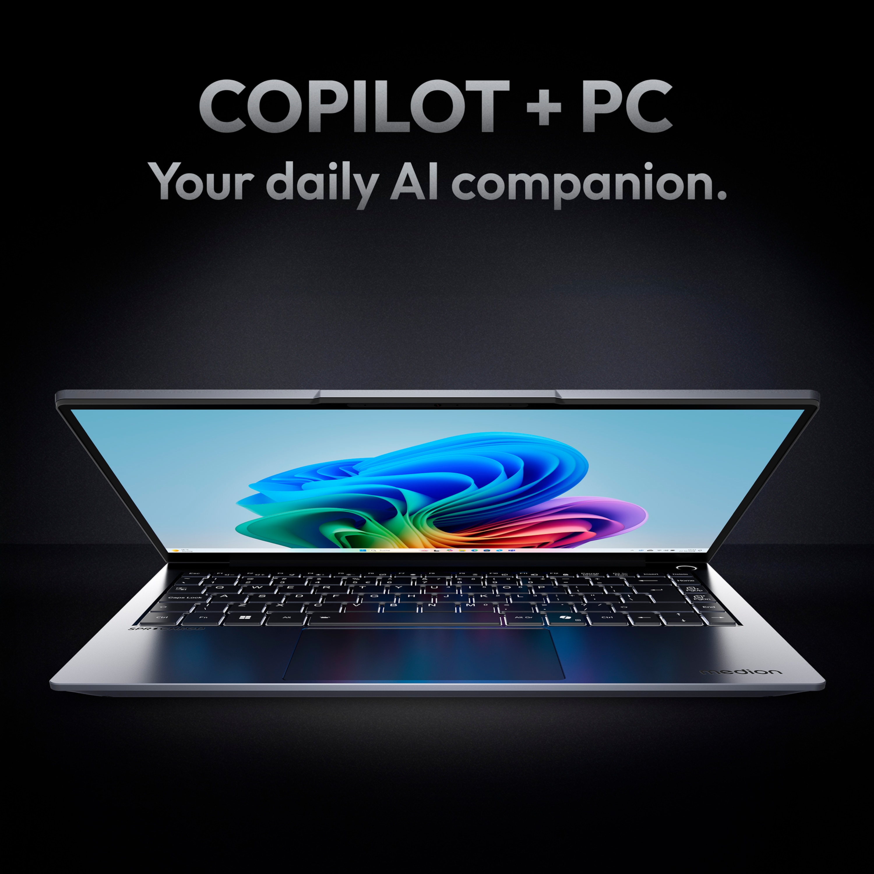 MEDION® SPRCHRGD 14 S2; Copilot+ PC, Intel® Core™ Ultra 7 258V , Windows 11 Home, 35,56 cm (14“) 2,8K Display, 1 TB SSD, 32 GB RAM