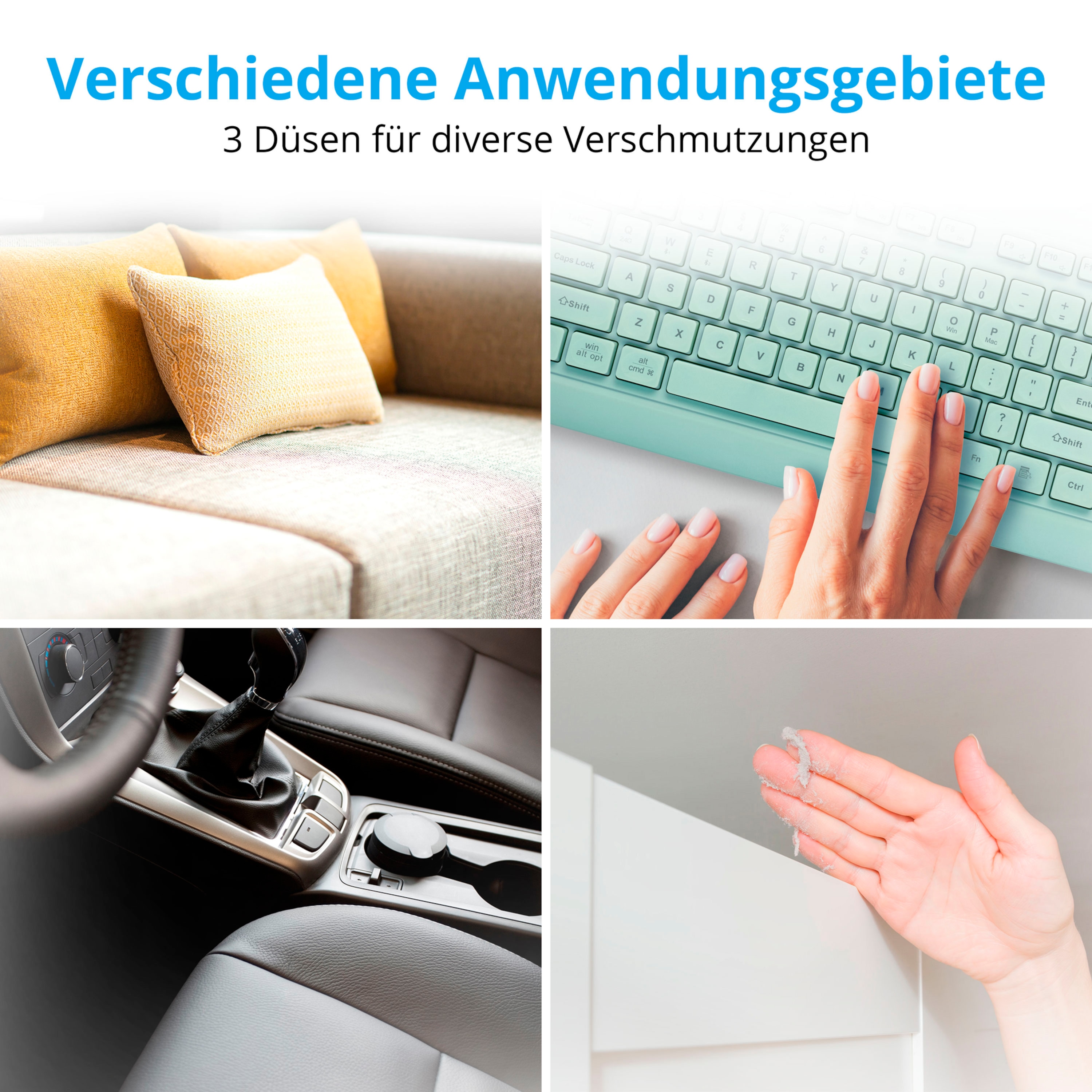 MEDION® Beutelloser Zyklon-Staubsauger MD 19407, 150W Saugleistung, Staubbehälterkapazität 2 L, EPA Filter, integriertes Zubehör