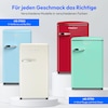 MEDION® LIFE® Retro-Kühlschrank MD 37800, 91 Liter Kühlraum, 38 dB, höhenverstellbare Füße, Energieverbrauch: 85 kWH/Jahr