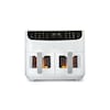 MEDION® LIFE® P20 XXL Twin Doppelzonen-Heißluftfritteuse MD 11760, 100 Rezepte in der Life+ App, 2 separate Garzonen, 9 Automatikprogramme, 8,7 L Gesamt-Nutzinhalt, 2.600 Watt, Temperatur einstellbar bis 200 °C
