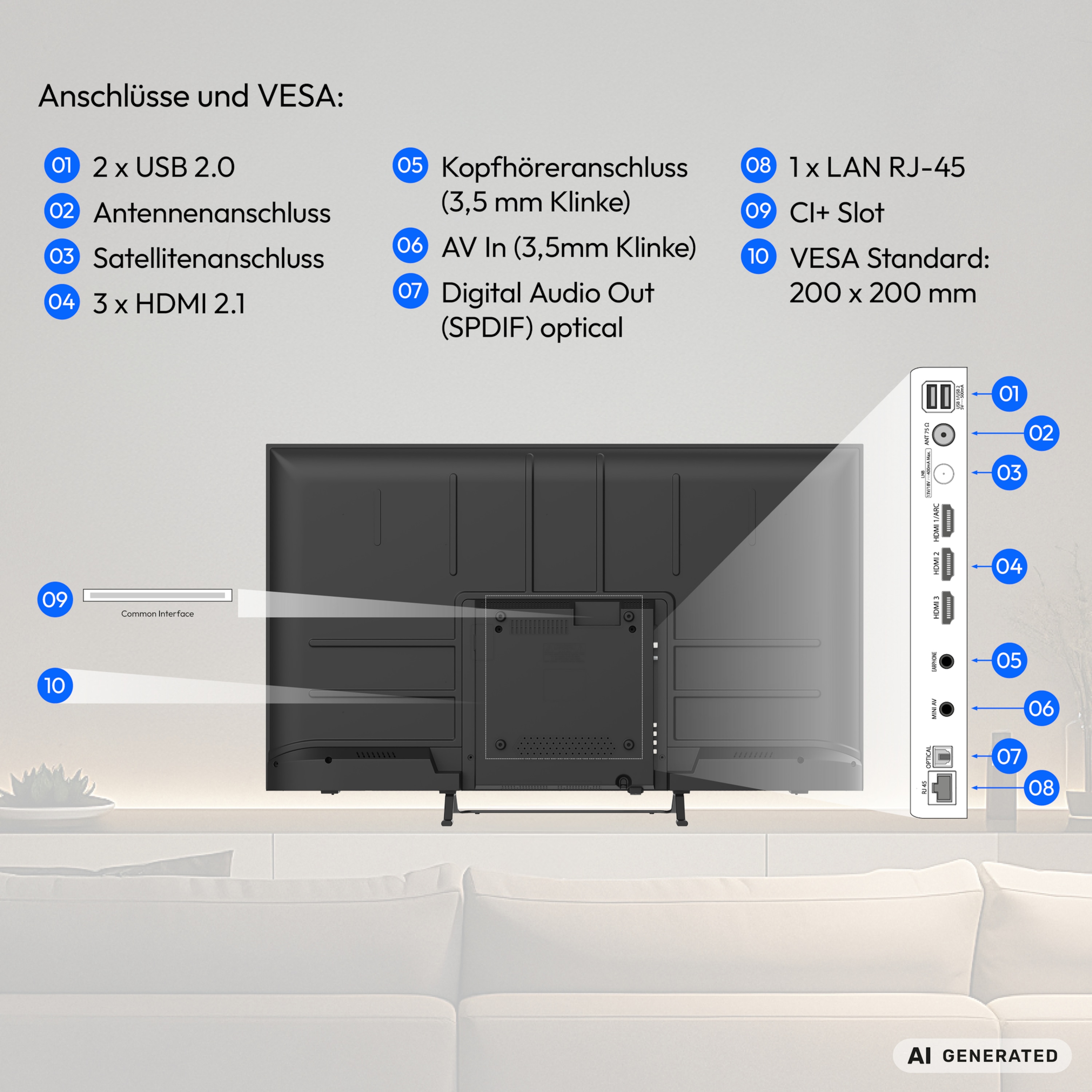 MEDION® LIFE MD 843701 QLED Google TV™ (2026), 108 cm (43'') Ultra HD Display, HDR (High Dynamic Range), Dolby Vision®, MEMC, Bluetooth®, PVR ready, Netflix, Prime Video, Disney+, App Store