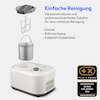 MEDION® LIFE® Eismaschine MD 10169, Kapazität für 1 L Eis, kein Vorkühlen notwendig, entnehmbarer Aluminium-Eisbehälter, geeignet für die Zubereitung von Eiscreme, Frozen Yoghurt & Sorbet