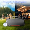 MEDION® LIFE® P61768 Tragbarer Bluetooth® Lautsprecher XL, Dual Illuminated & Lightstrip (RGB-Lichteffekte), Bluetooth® 5.3, integrierter Akku mit bis zu 30 Stunden Laufzeit, robustes & mobiles Design, 2 x 25 W + 50 W RMS